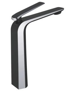 Смеситель для раковины Rose R1311H чёрный матовый